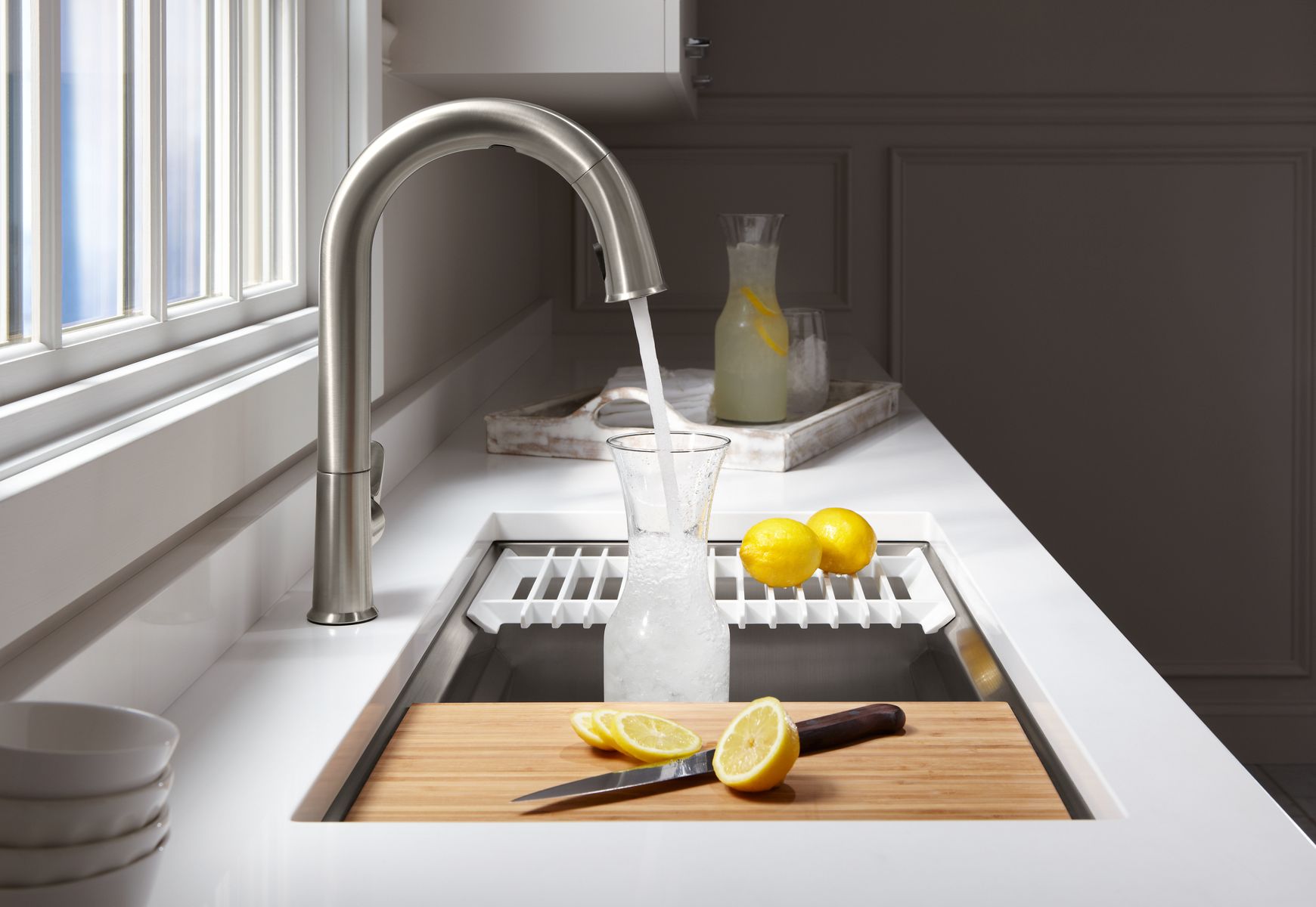Sensate Touchless Kitchen Sink Faucet With Kohler Konnect Kohler