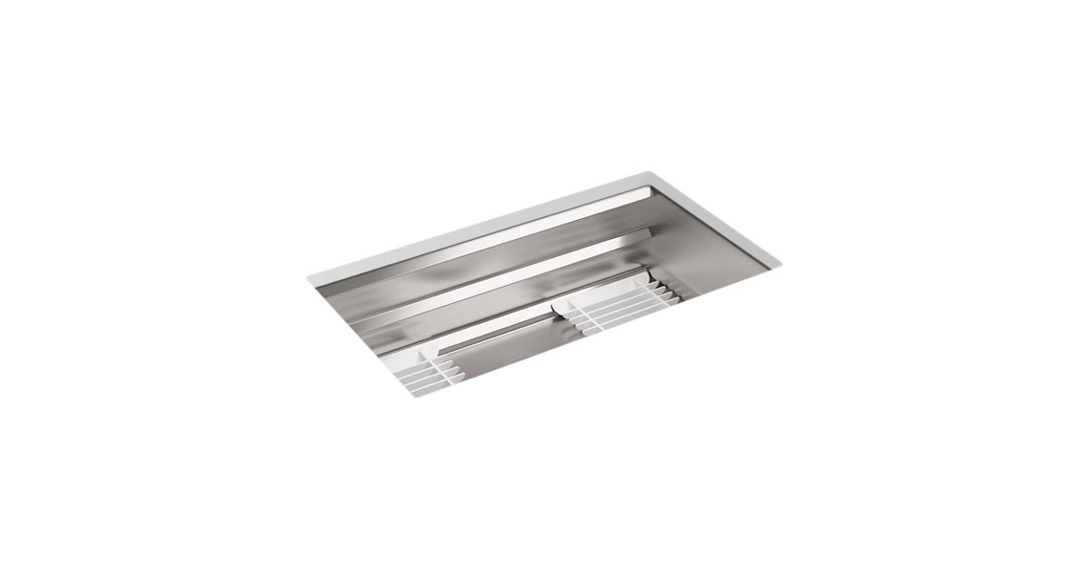 mørke Krigsfanger Droop Prolific Undermount Stainless-Steel Workstation Kitchen Sink w/ Accessories  | K-5540 | KOHLER | KOHLER