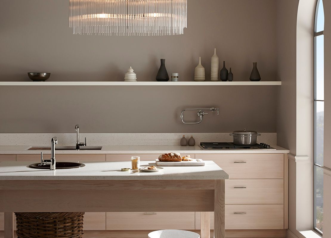 Clean and Contemporary Pale Neutral Kitchen