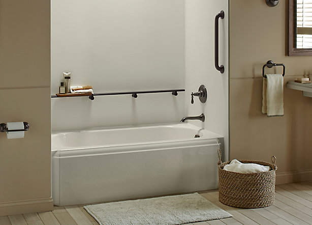 Baths Guide Bathtubs Kohler, How Much Water Does It Take To Fill A Bathtub In Litres