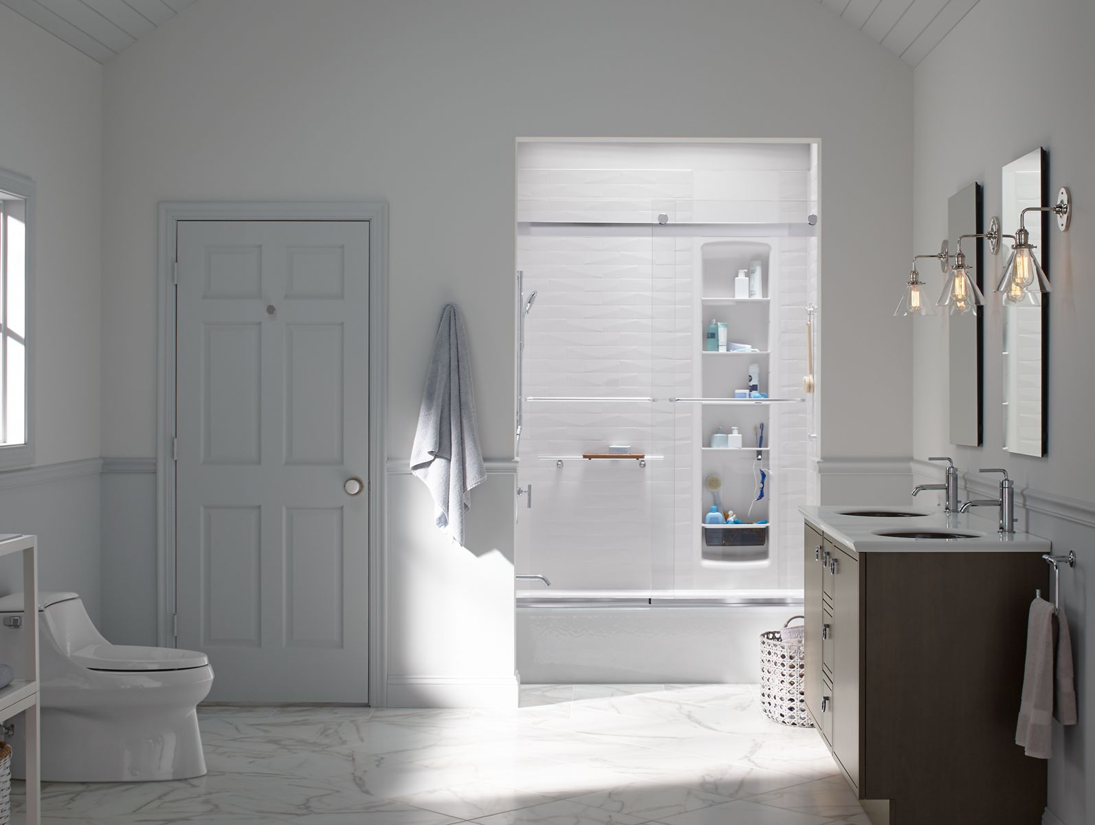 Choreograph Shower Wall and Accessory Collection | Bathroom | KOHLER
