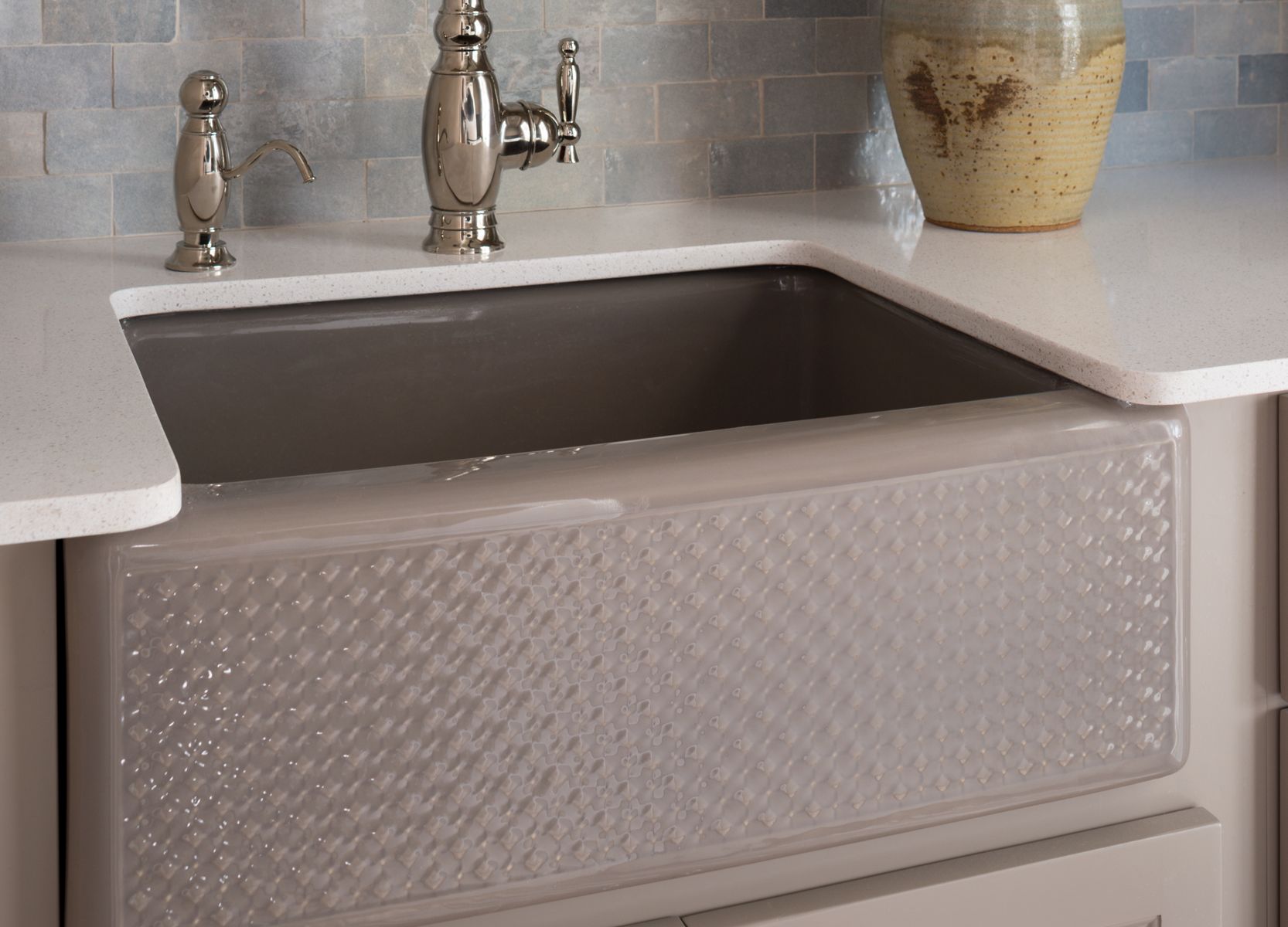 Vitreous China & Fireclay Kitchen Sinks