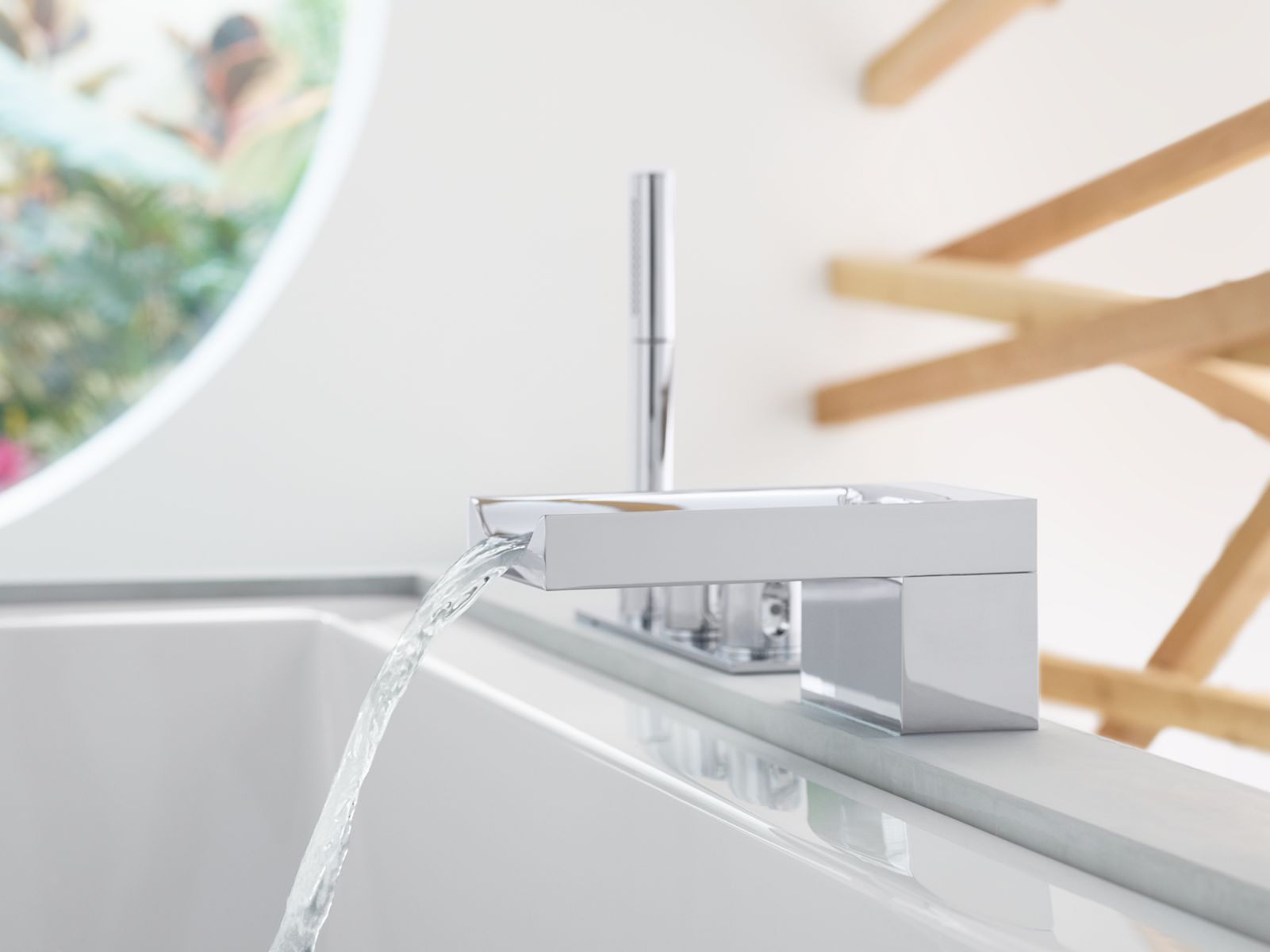 K-99874T-B9-CP | Beitou™ Deck-mounted thermostatic bath faucet