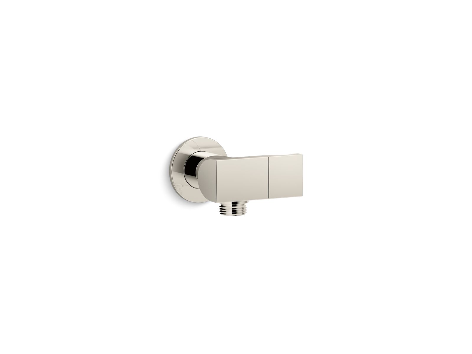 Exhale Wall-mount handshower holder with supply elbow and check valve