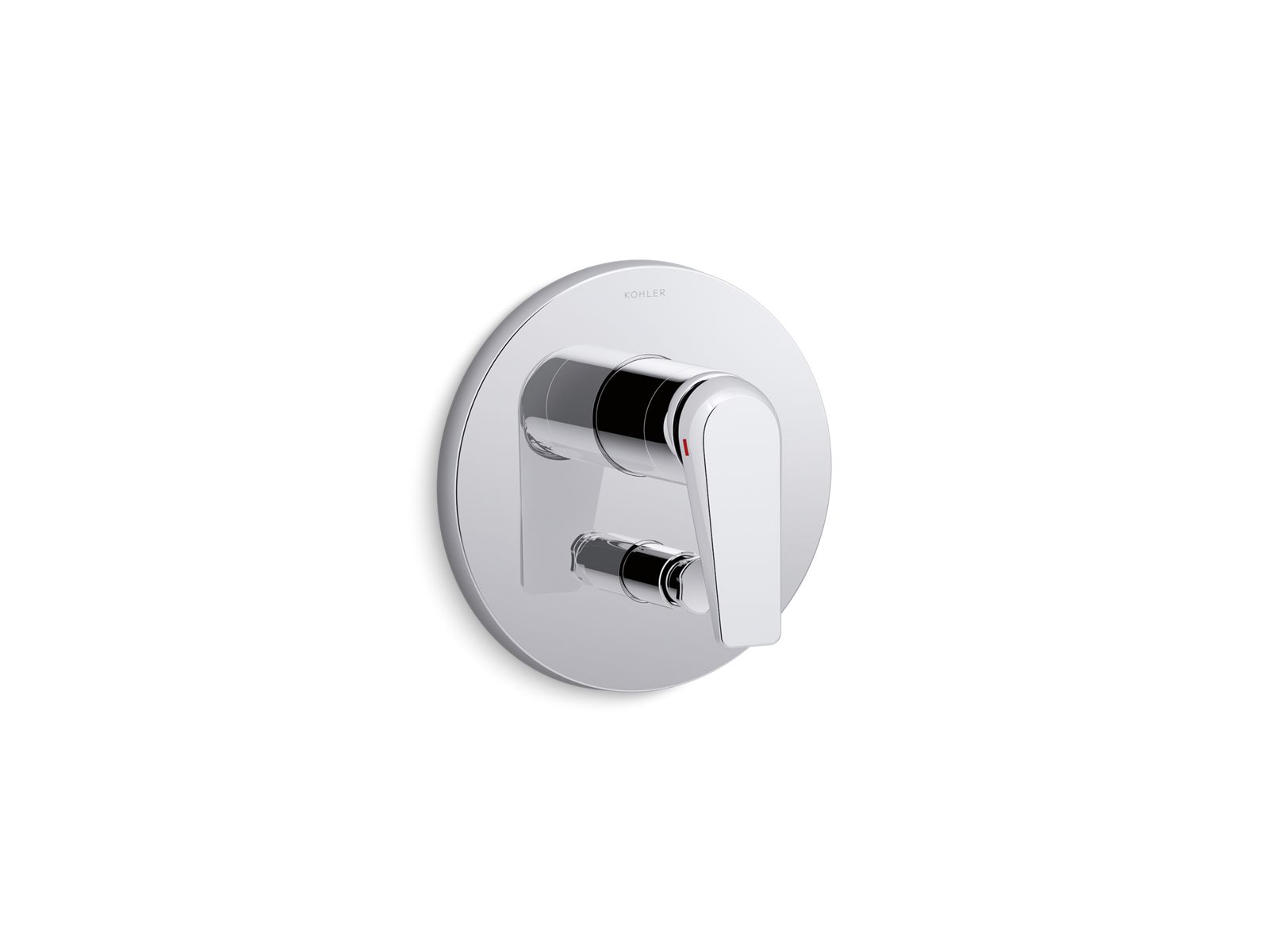 K-97487T-4-CP | Avid™ 40mm recessed bath shower trim | Studio KOHLER®