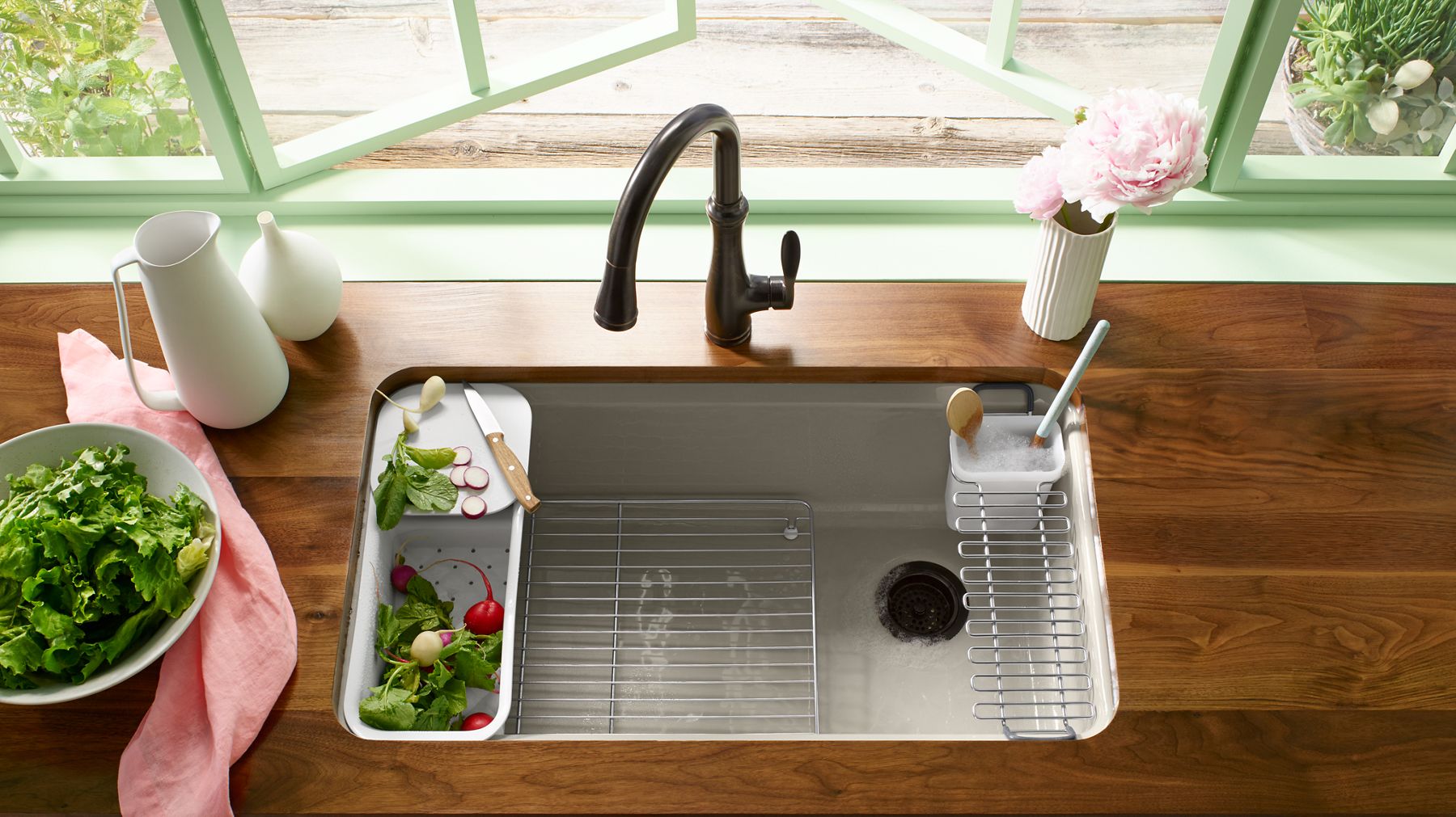 Kohler kitchen sink rack sale