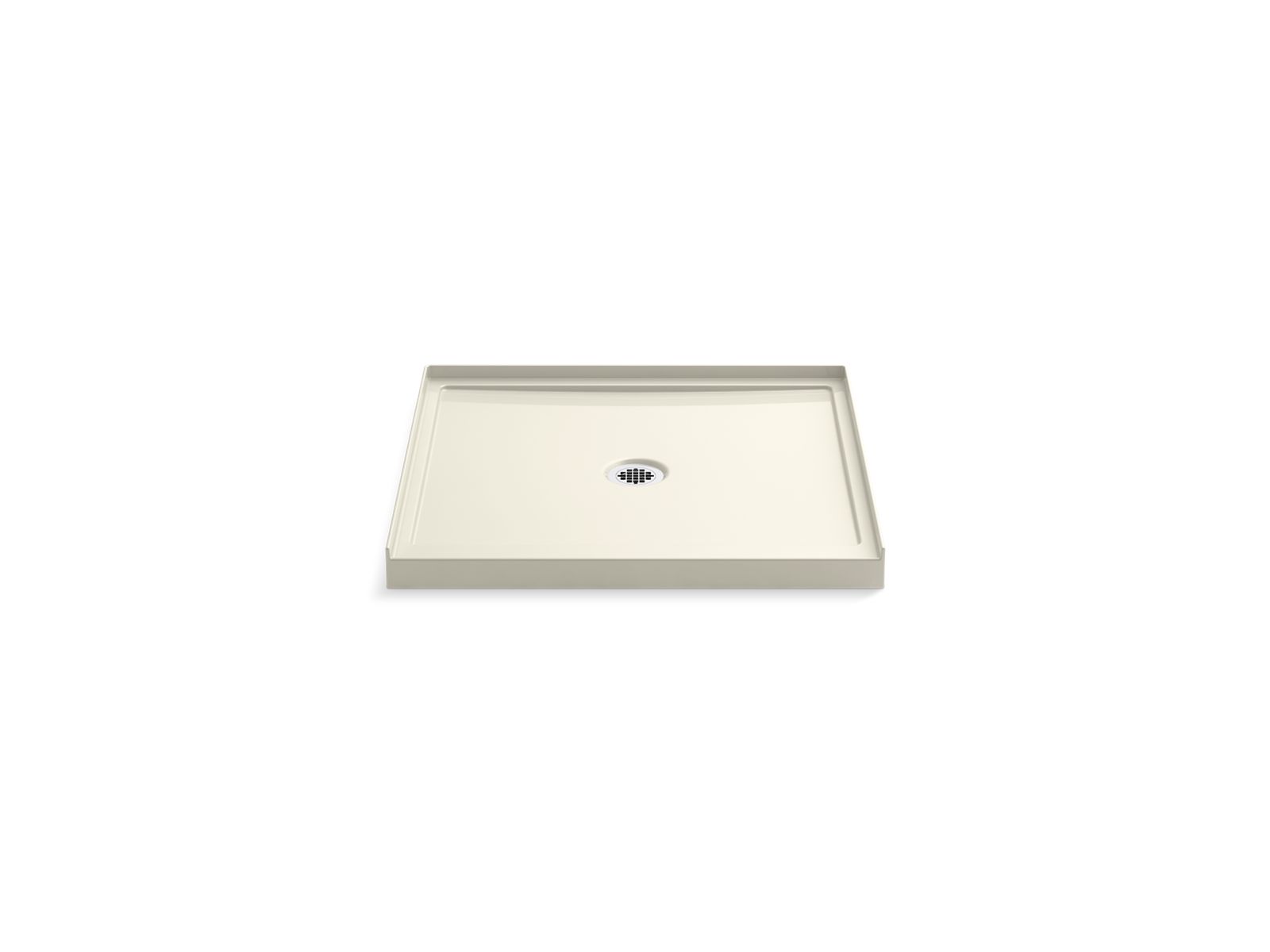 Rely 36" x 34" alcove shower base, center drain