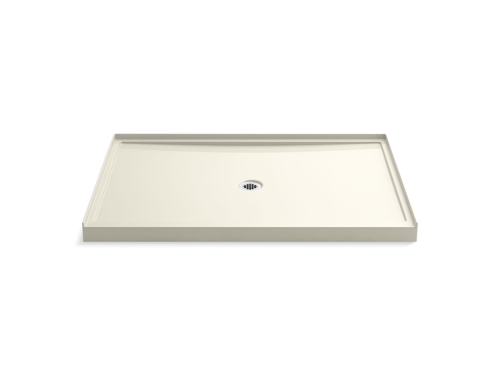 Rely 60" x 42" alcove shower base, center drain