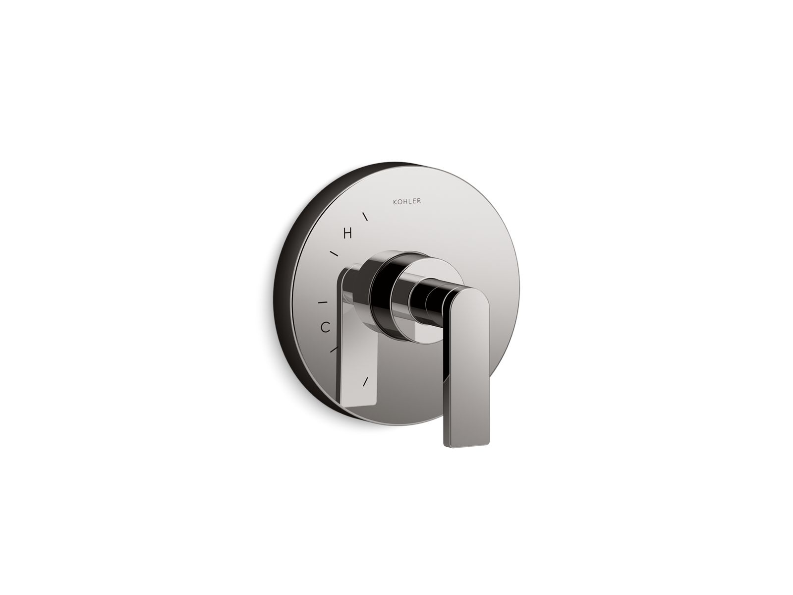 Composed Rite-Temp valve trim with lever handle