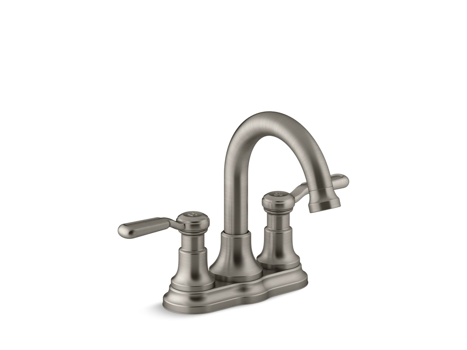Kohler Co., Bathroom Faucet, Inspired by vintage metalwork, Worth faucets combine bold facets and intricate detailing for an