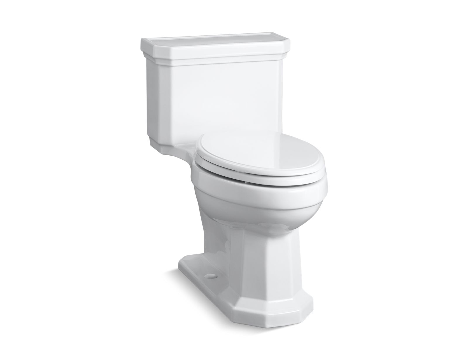 Kohler Co., Toilet, Capture the classic look of the 1930s with the Kathryn collection's angular lines and molded edges. This