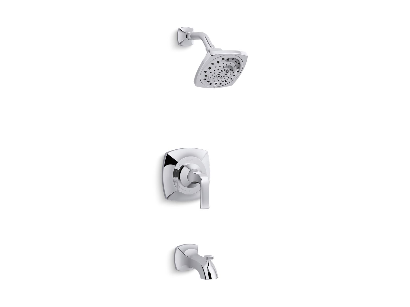 Kohler Co., Drawing inspiration from Art Deco style, Rubicon blends clean lines with subtle curves for a versatile and