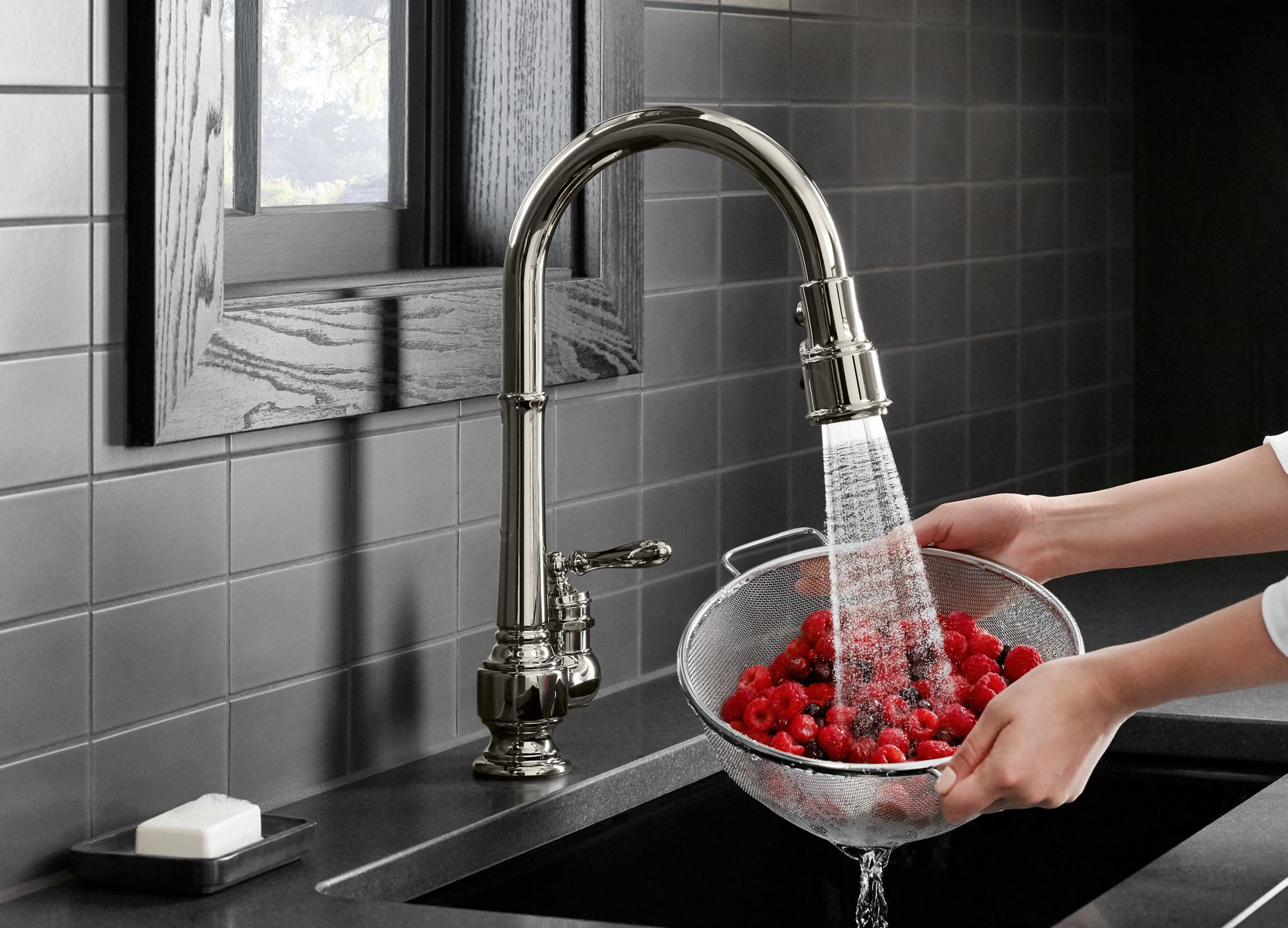 Kitchen faucets are increasingly functional