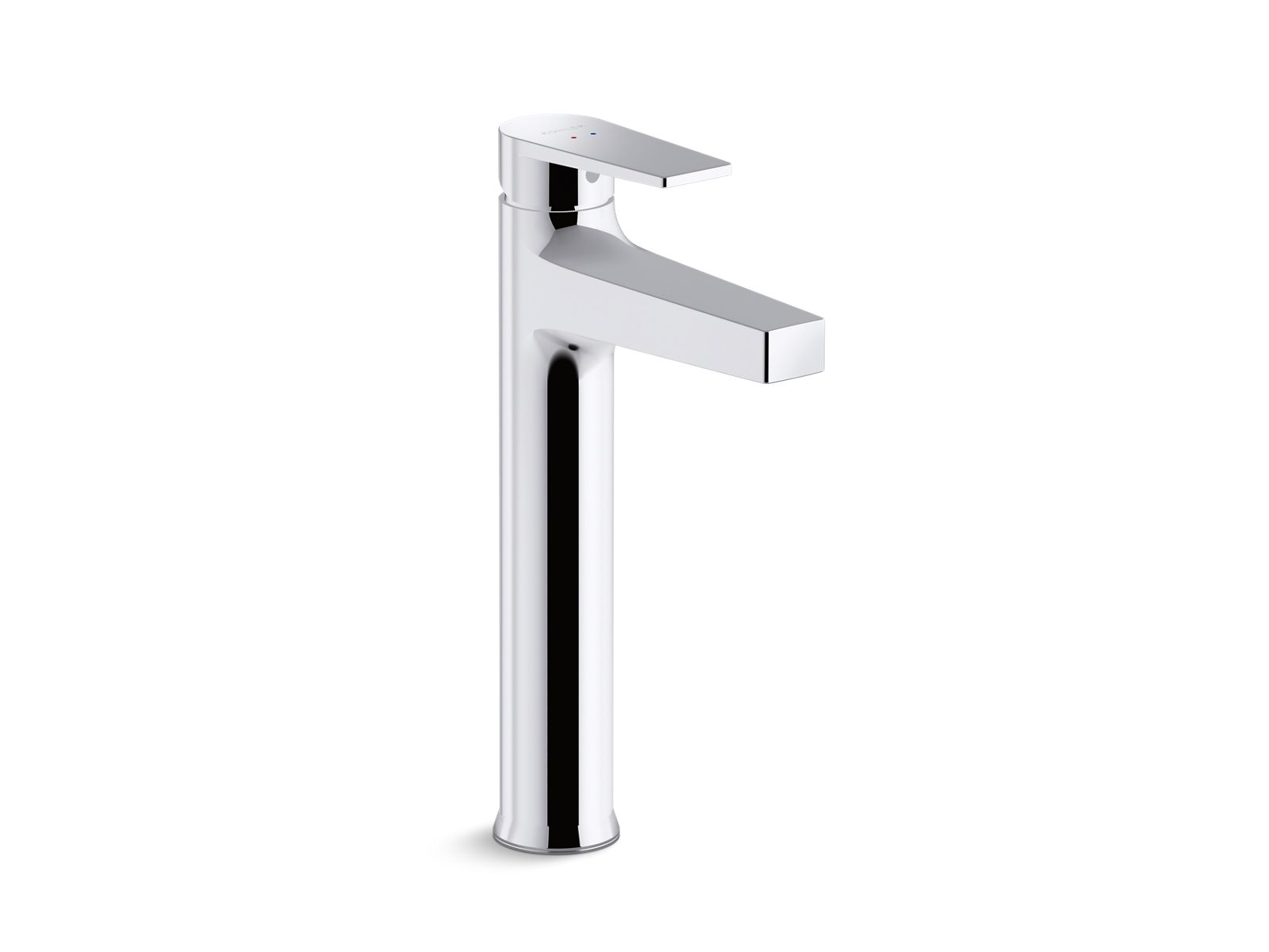 K-74026IN-4ND-CP | Taut™ Sc tall lav faucet w/o drain | Studio KOHLER®