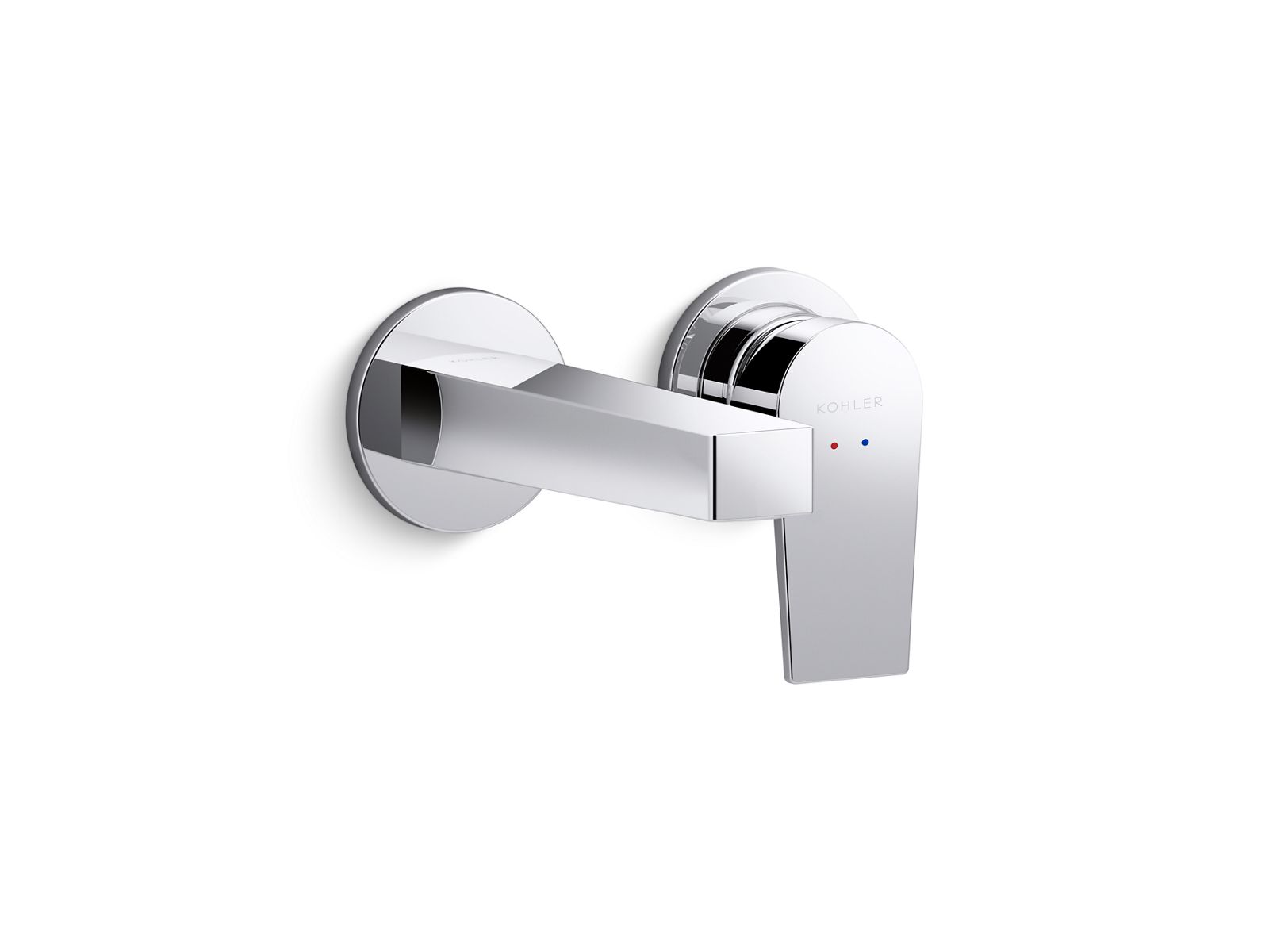 K-74027X-4-CP | Taut™ W/m lav faucet with drain | Studio KOHLER®