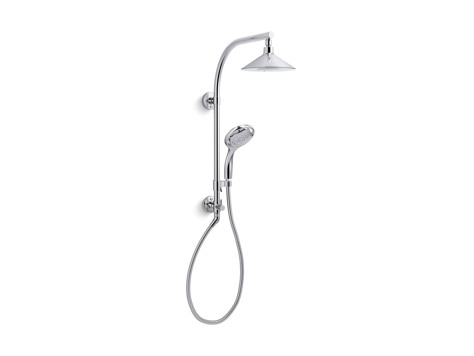 HydroRail-R Moxie Flipside Arch Shower Column Kit with Rainhead 