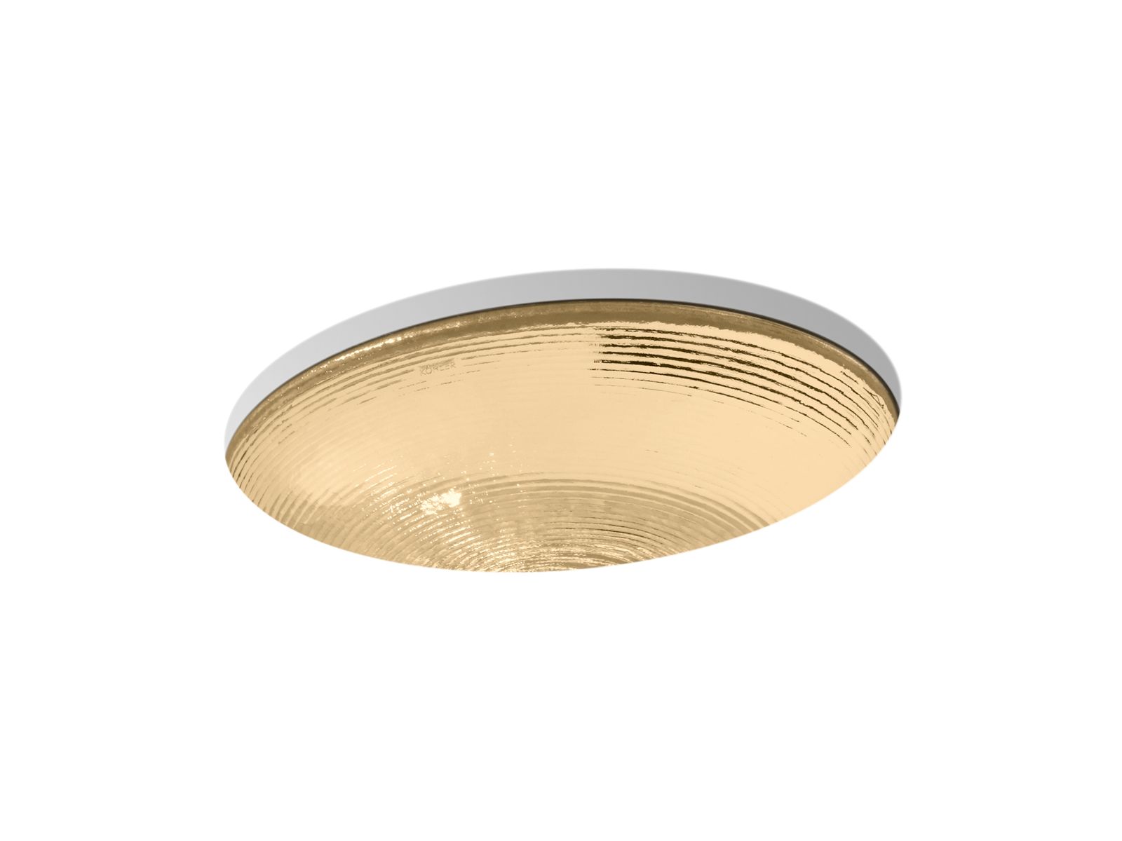 Whist 19" oval undermount bathroom sink, no overflow
