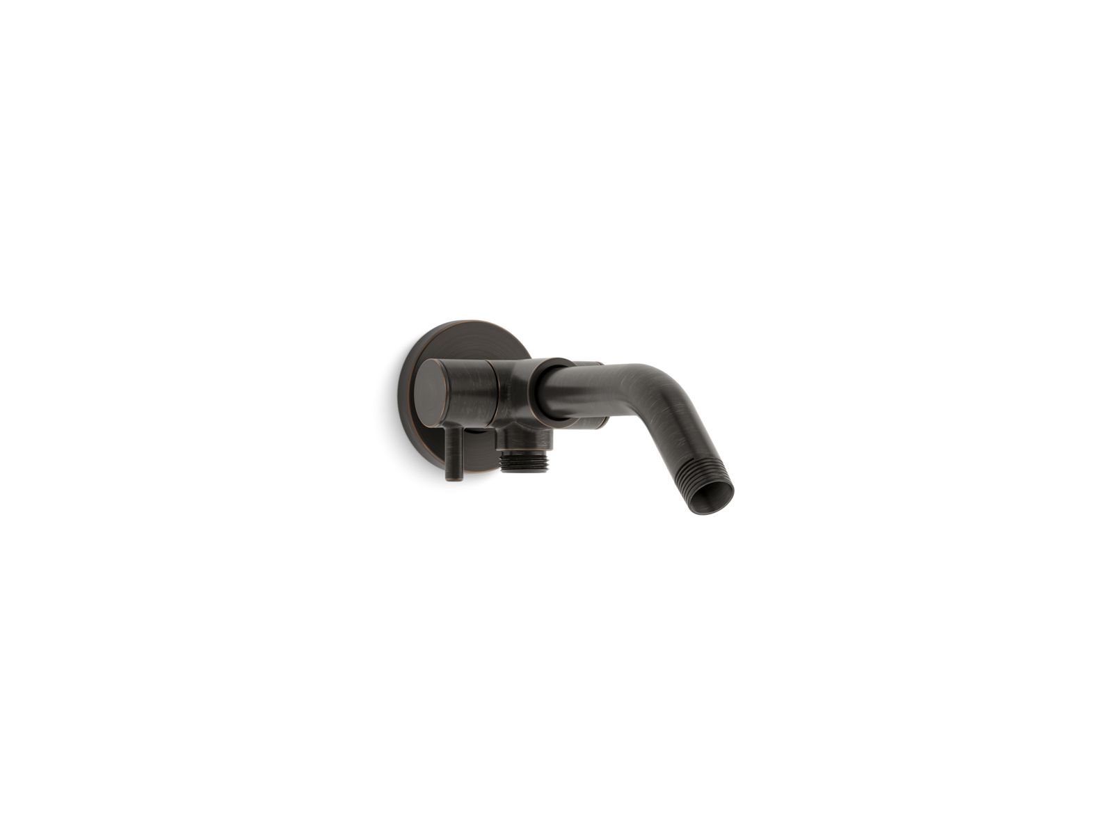 クウ KOHLER Shower Arm with 3-Way Diverter in Vibrant Brushed Nickel K