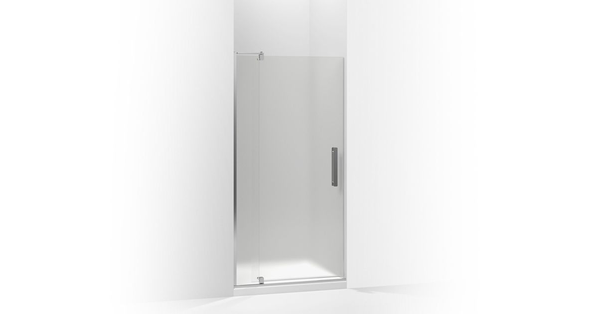 K707516D3 Revel Frameless Pivot Shower Door KOHLER