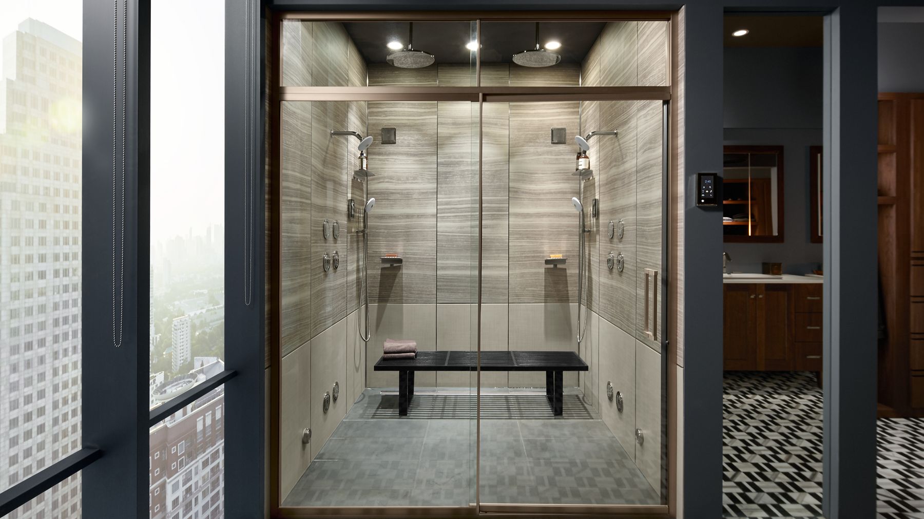 Showering Space Considerations