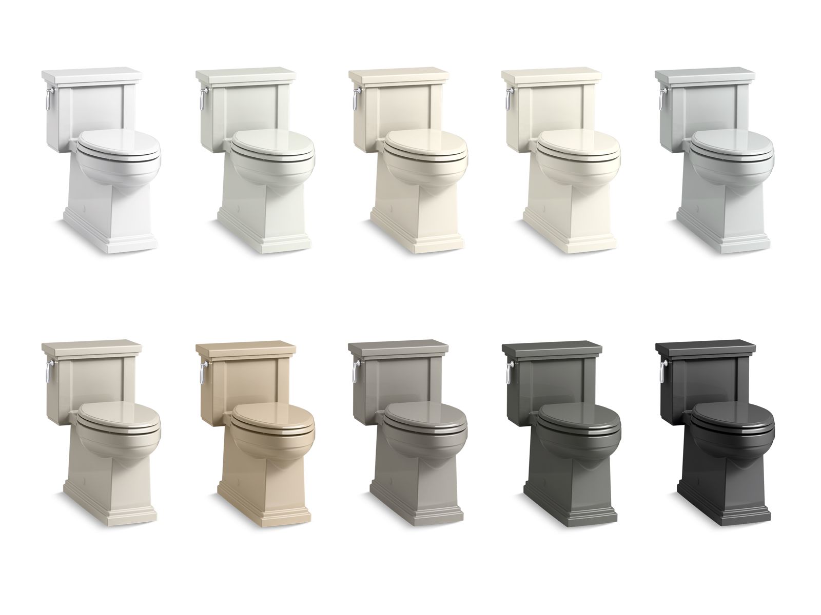 plastic toilet seats color