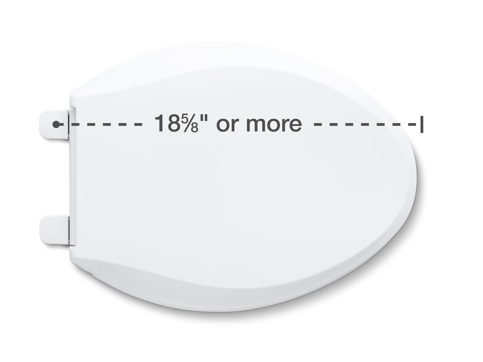 How to measure for a toilet seat guide