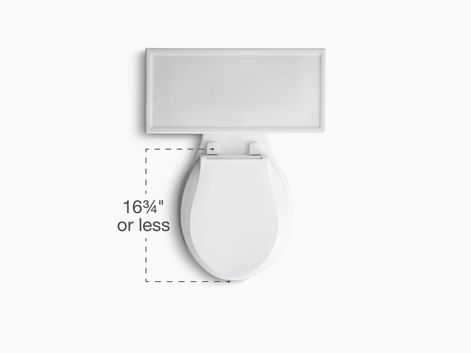 Round-Front Toilet Design