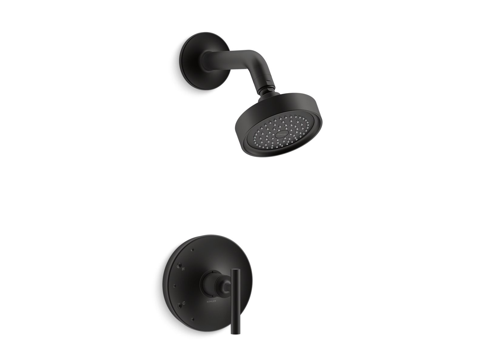 Purist Rite-Temp shower trim kit with lever handle, 2.5 gpm