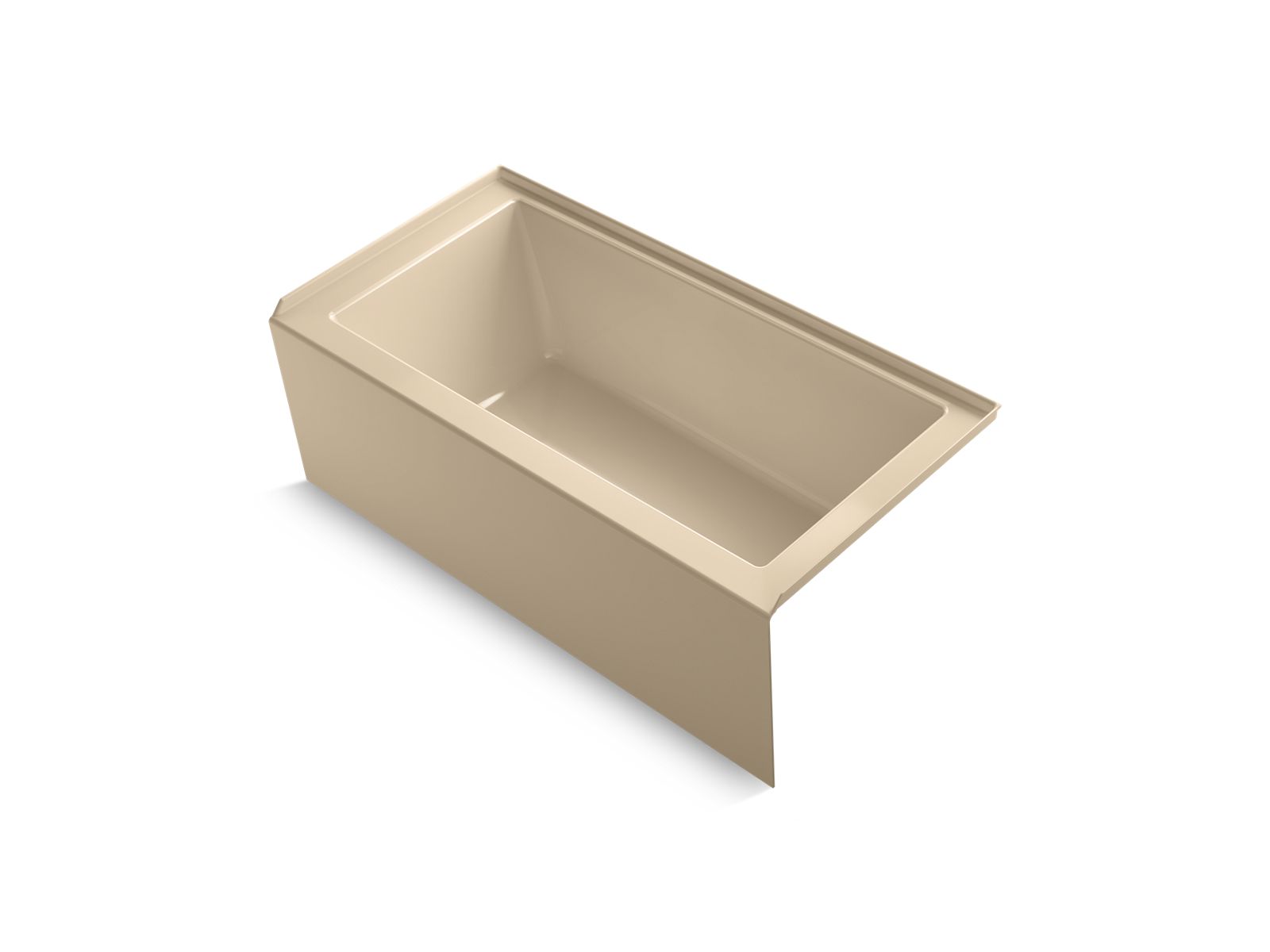 Underscore 60” x 30” Alcove Bathtub | K-1956-RA | KOHLER