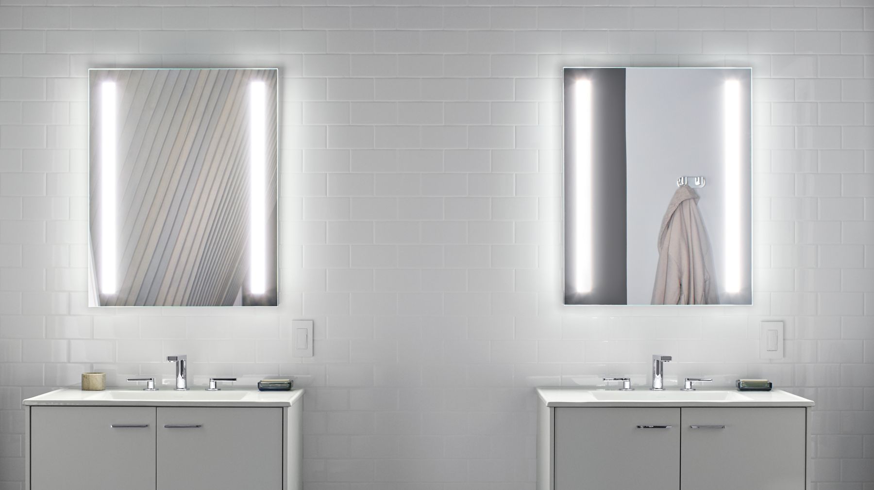 small mirrored bathroom wall cabinets