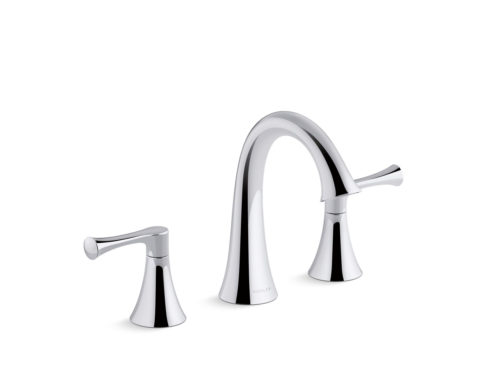 Kohler Co., Bathroom Faucet, Drawing inspiration from art deco style, Lilyfield blends clean lines with subtle curves for a