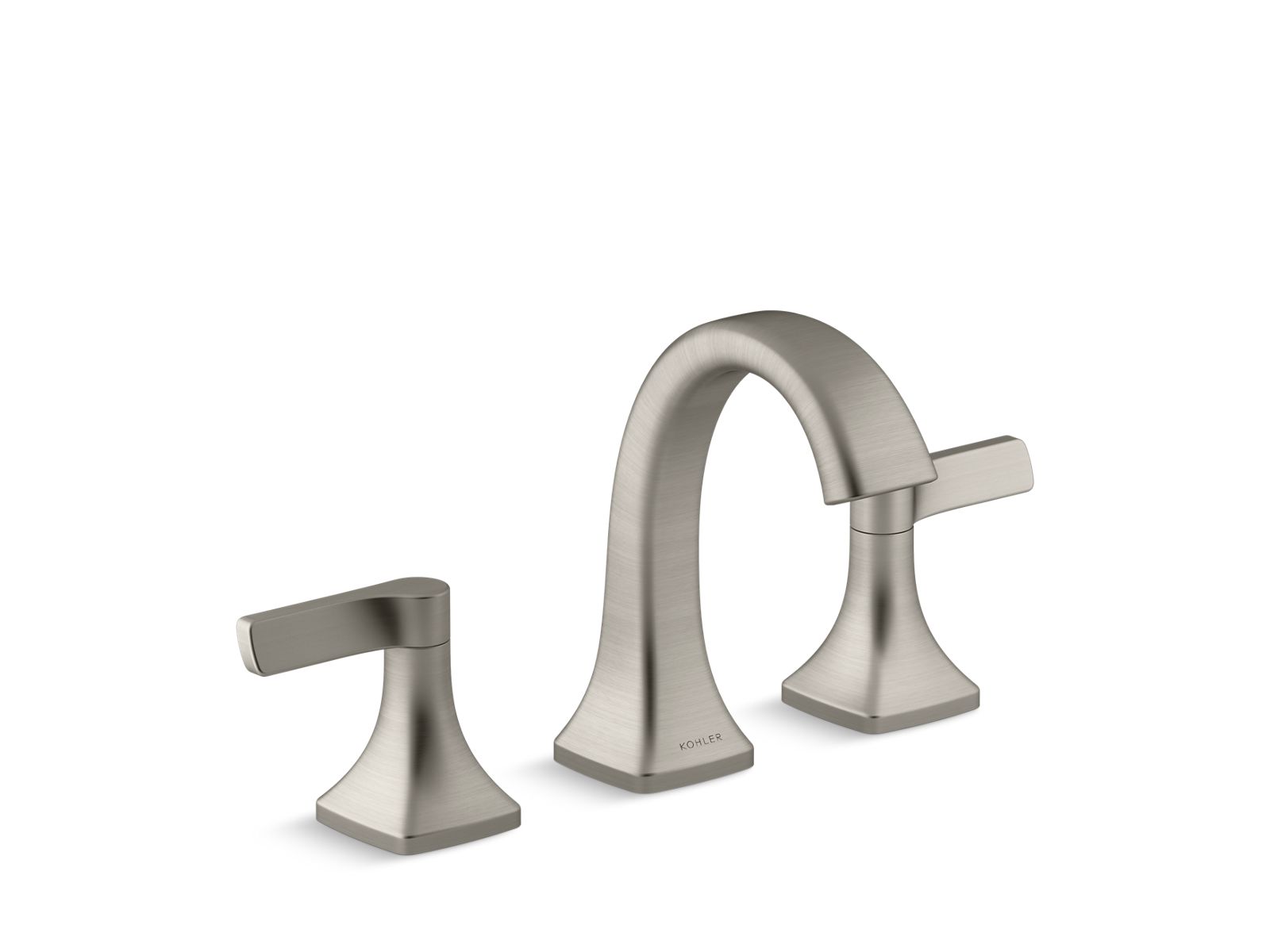 Kohler Co., Bathroom Faucet, With a unique ribbon water flow and gentle curves, Maxton delivers a softened approach to