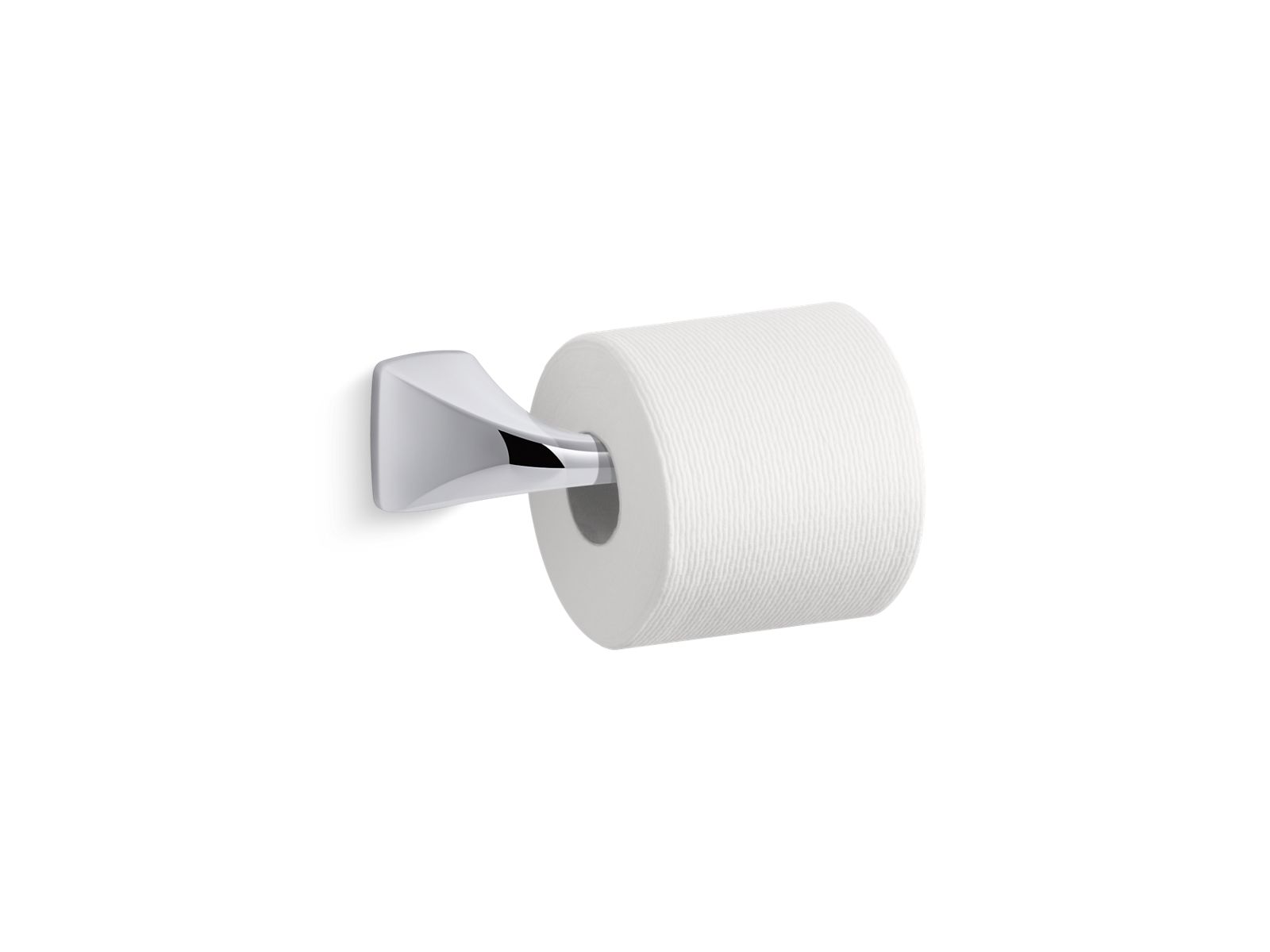 3/4 view of product with toilet paper