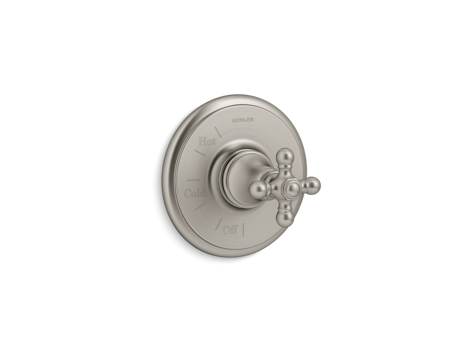 Artifacts Rite-Temp valve trim with cross handle