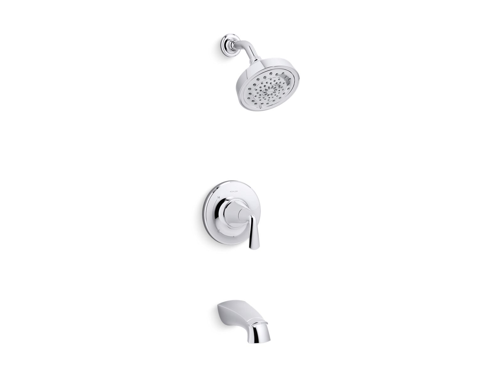 Kohler Co., Bathroom Faucet, With clean lines, Elmbrook adds a contemporary feel to a classic look. It's designed for easy