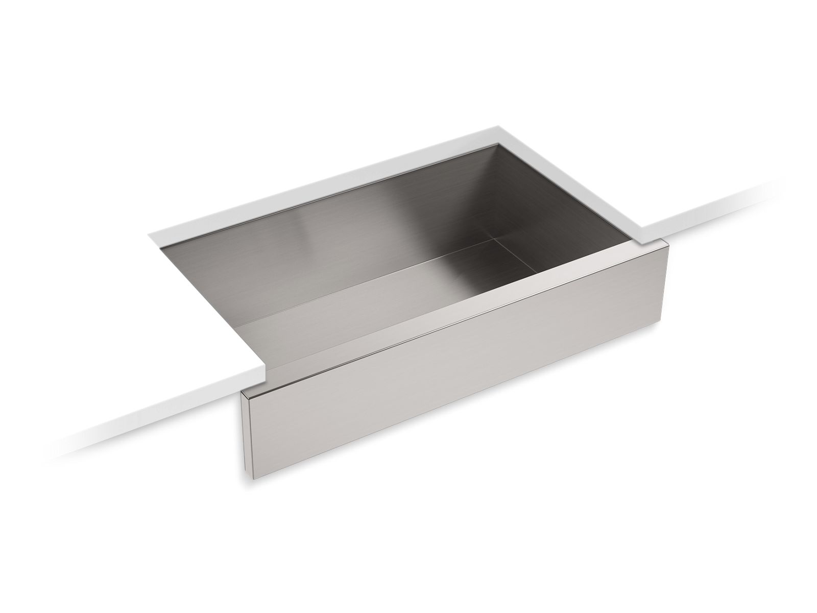 Lyric Farmhouse Undermount Apron Front Stainless Steel 34 in. Single Bowl Kitchen Sink Lyric Farmhouse Undermount Apron Front Stainless Steel 34 in. Single Bowl Kitchen Sink