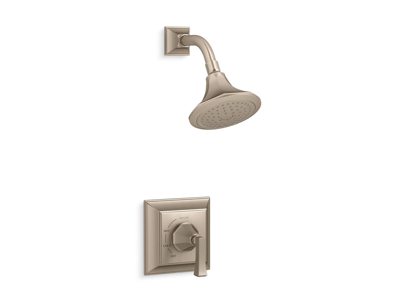 Memoirs Stately Rite-Temp shower trim kit, 2.5 gpm