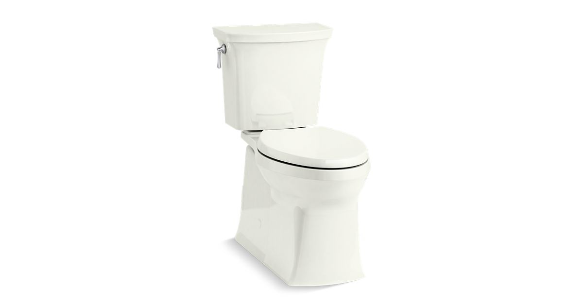 Corbelle with ContinuousClean ChairHeight Toilet, Skirted Trapway K