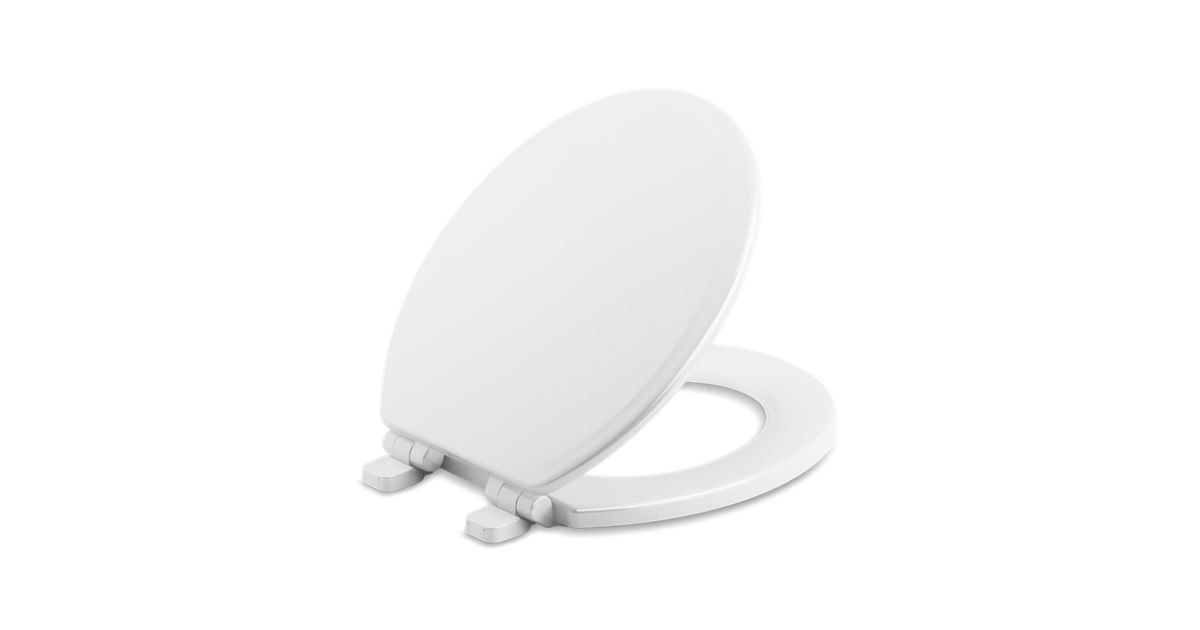Ridgewood QuietClose RoundFront Toilet Seat K20455 KOHLER KOHLER Canada