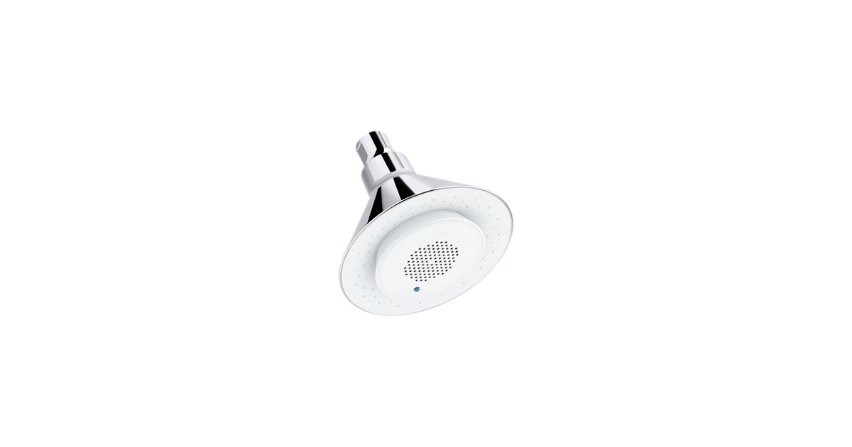 K9245 Moxie SingleFunction Showerhead with Wireless Speaker, 2.5