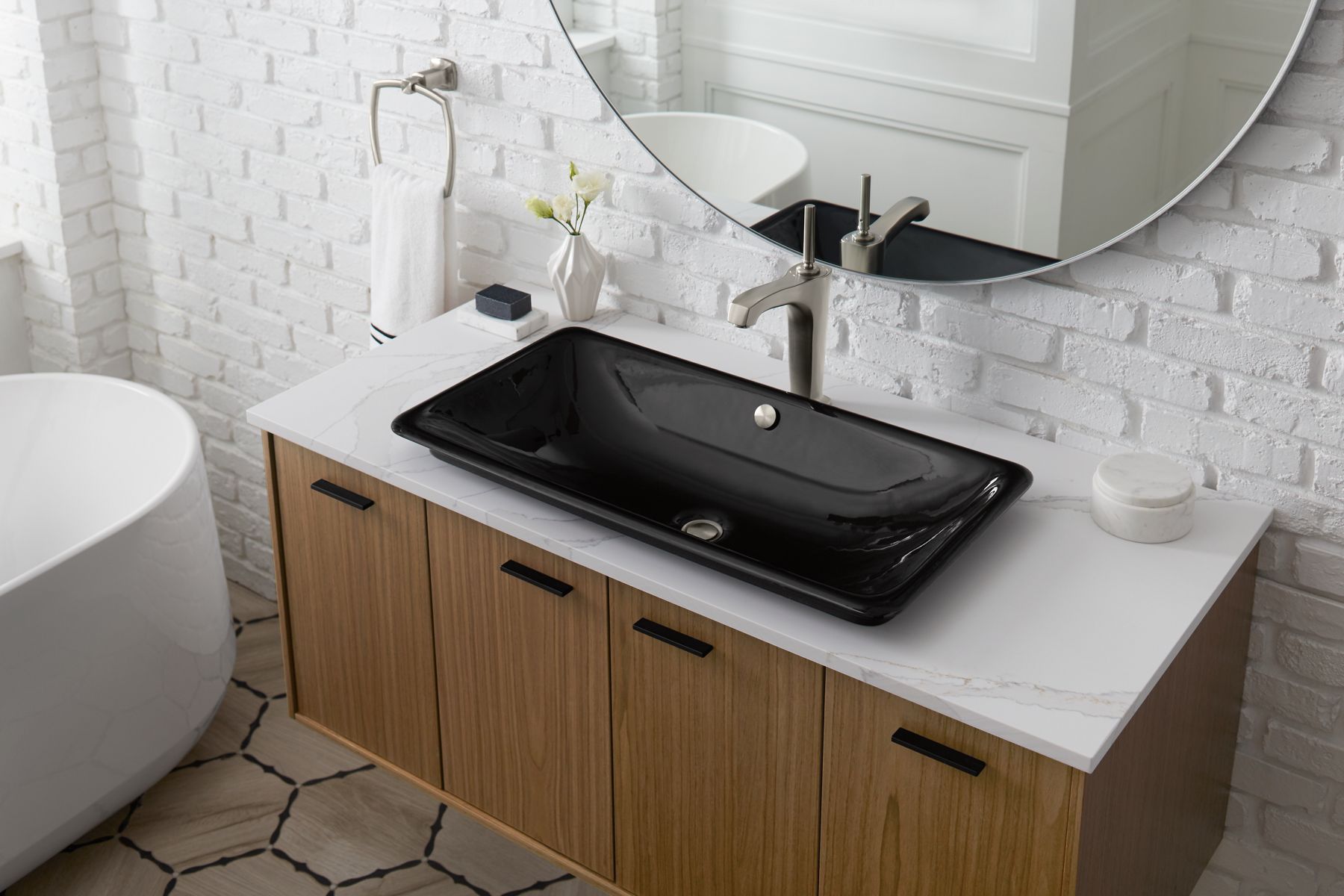 Kohler Cast Iron Bathroom Sink Semis Online   Zac32033 Rgb