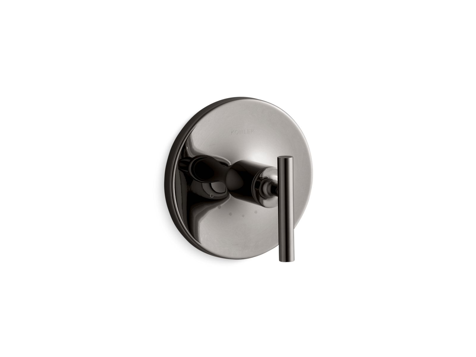 Purist MasterShower temperature control valve trim with lever handle