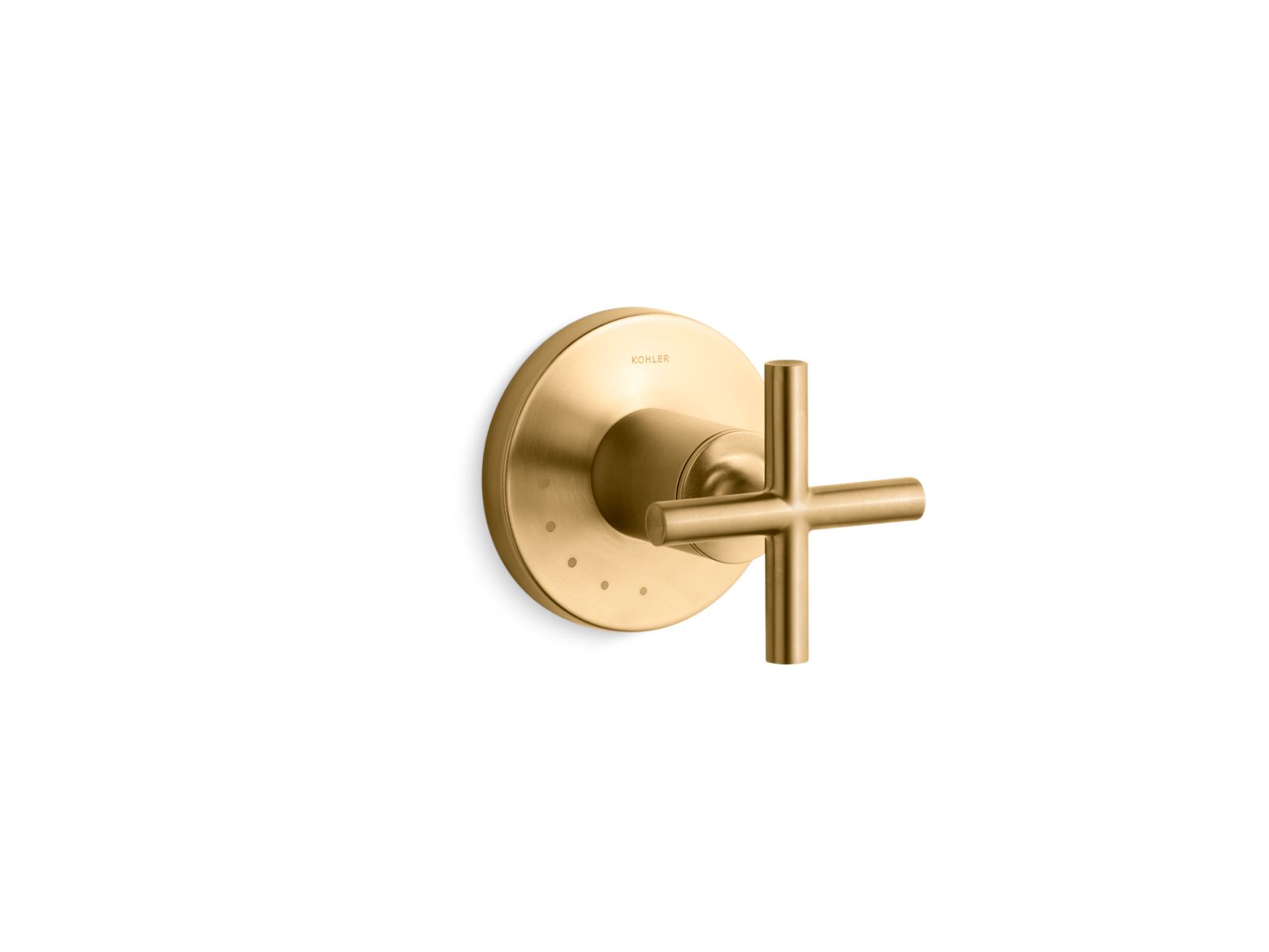 Purist MasterShower volume control valve trim with cross handle