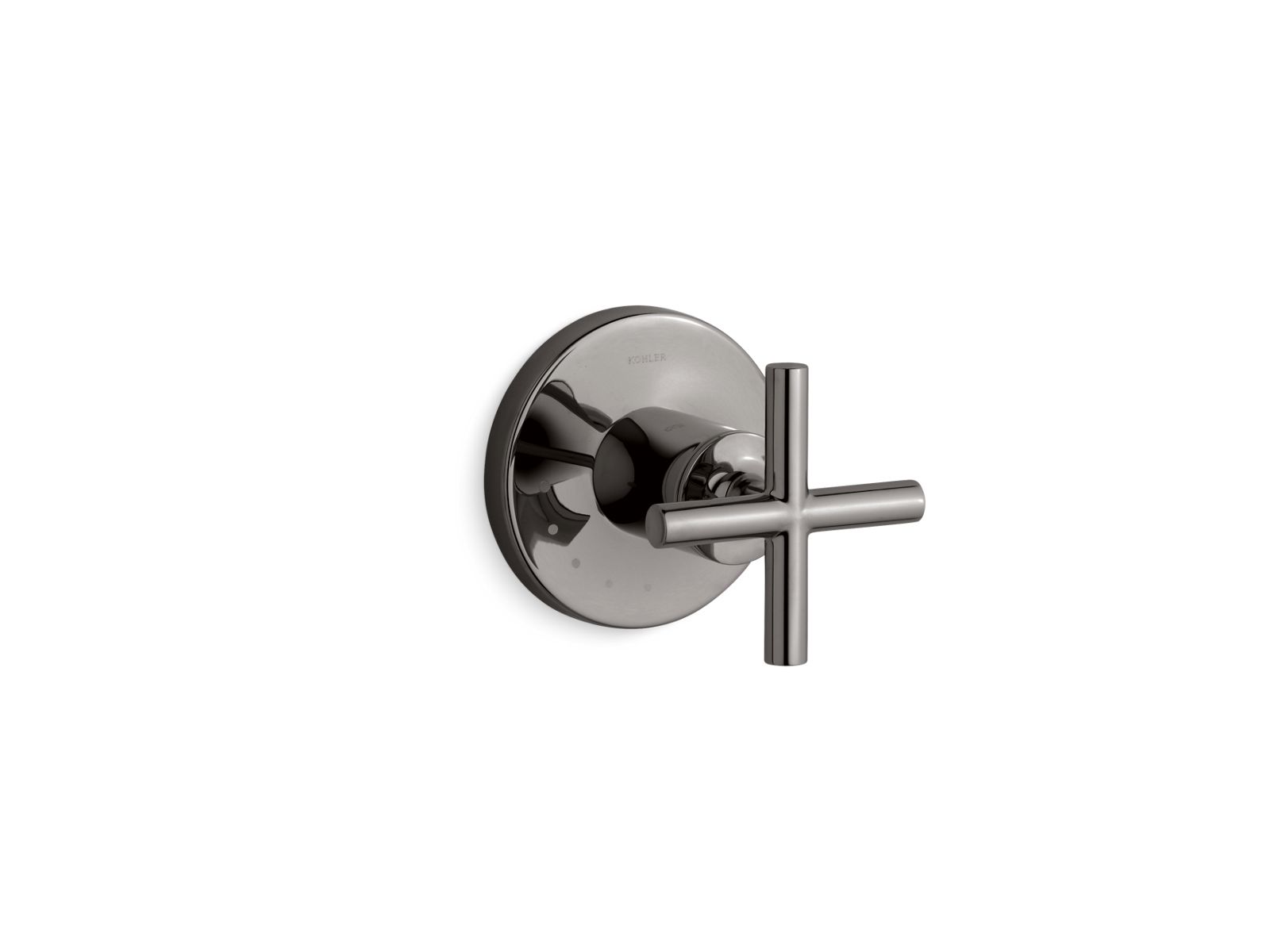 Purist MasterShower volume control valve trim with cross handle