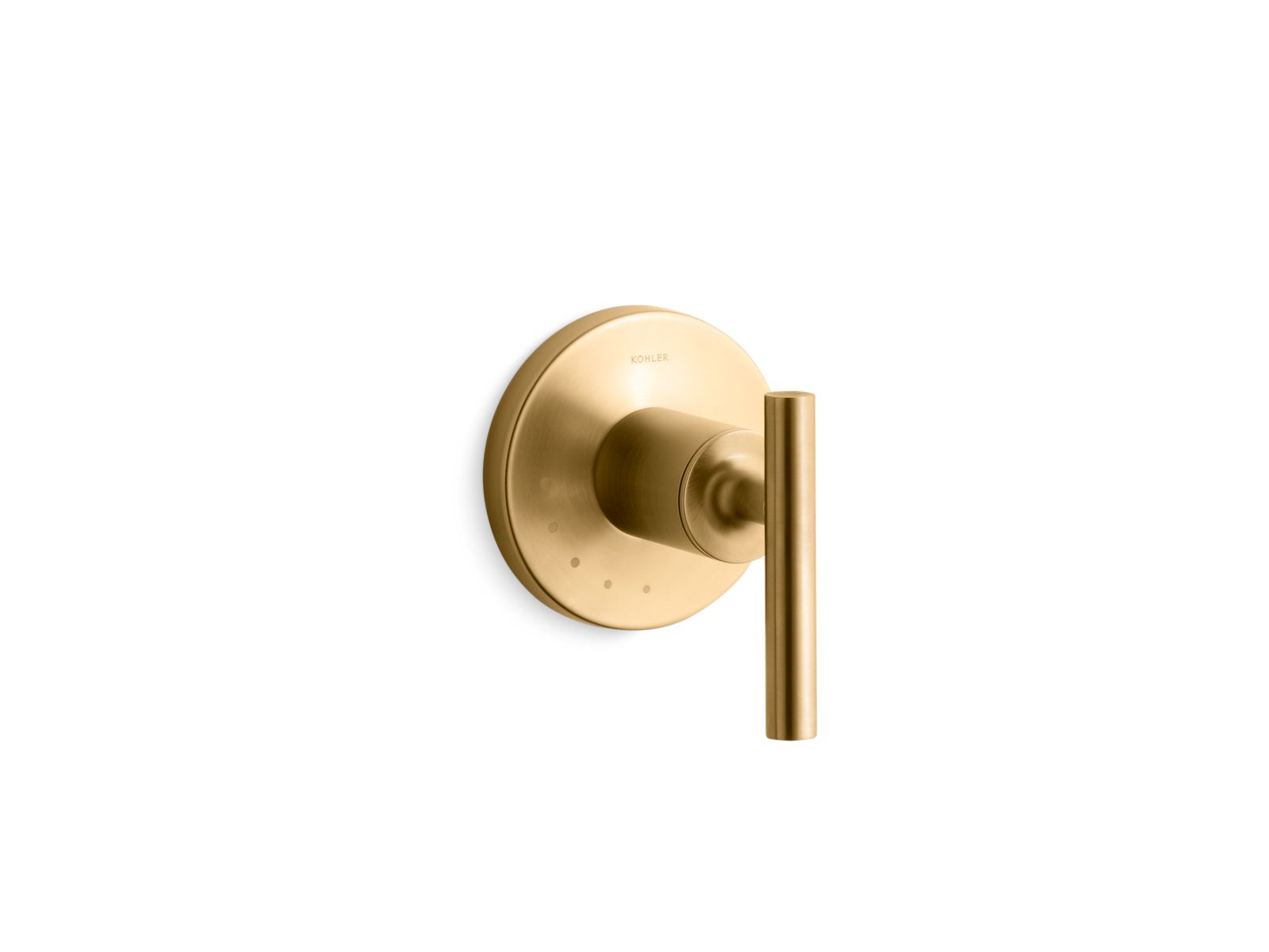 Purist MasterShower volume control valve trim with lever handle