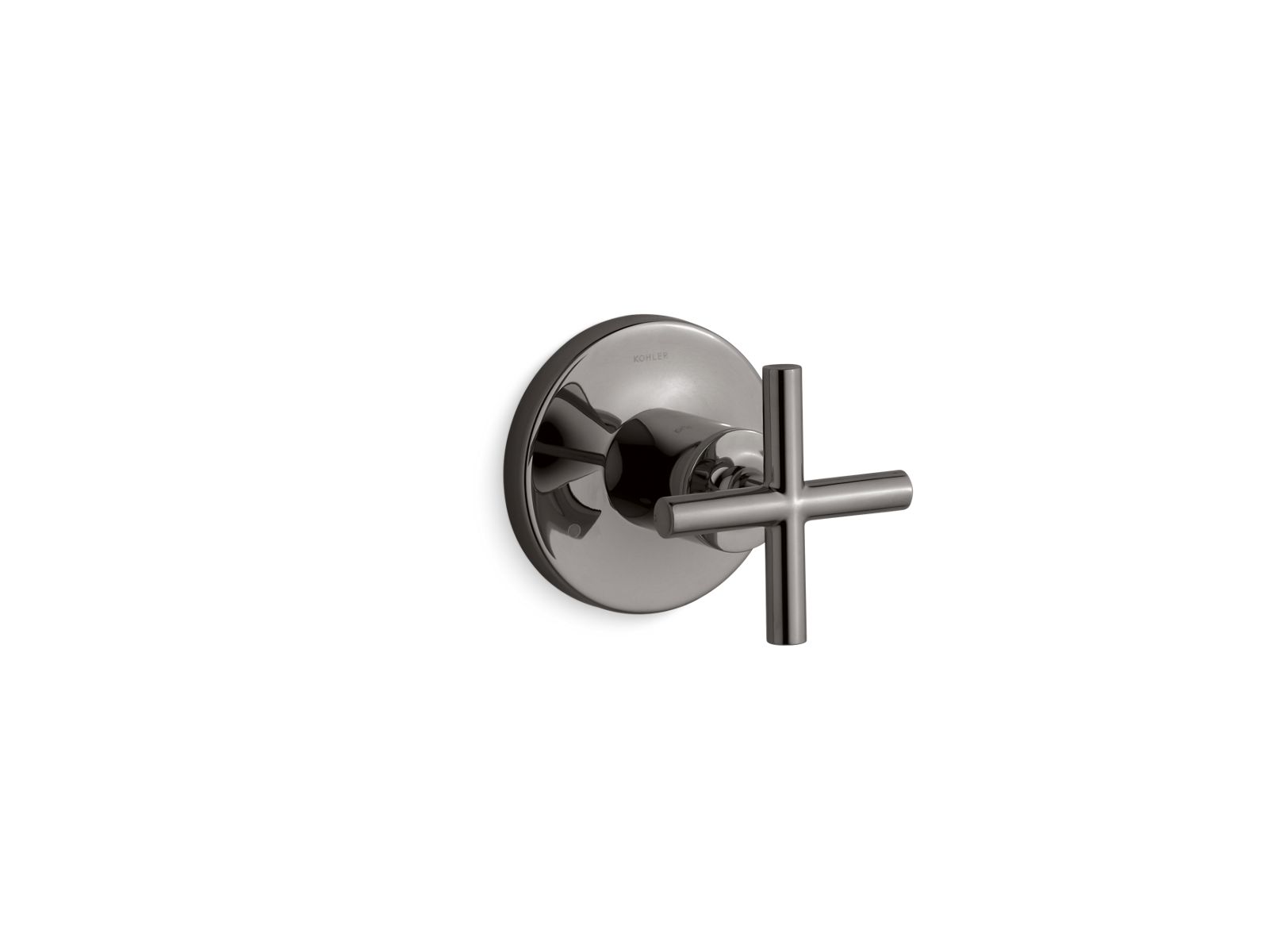 Purist MasterShower transfer valve trim with cross handle