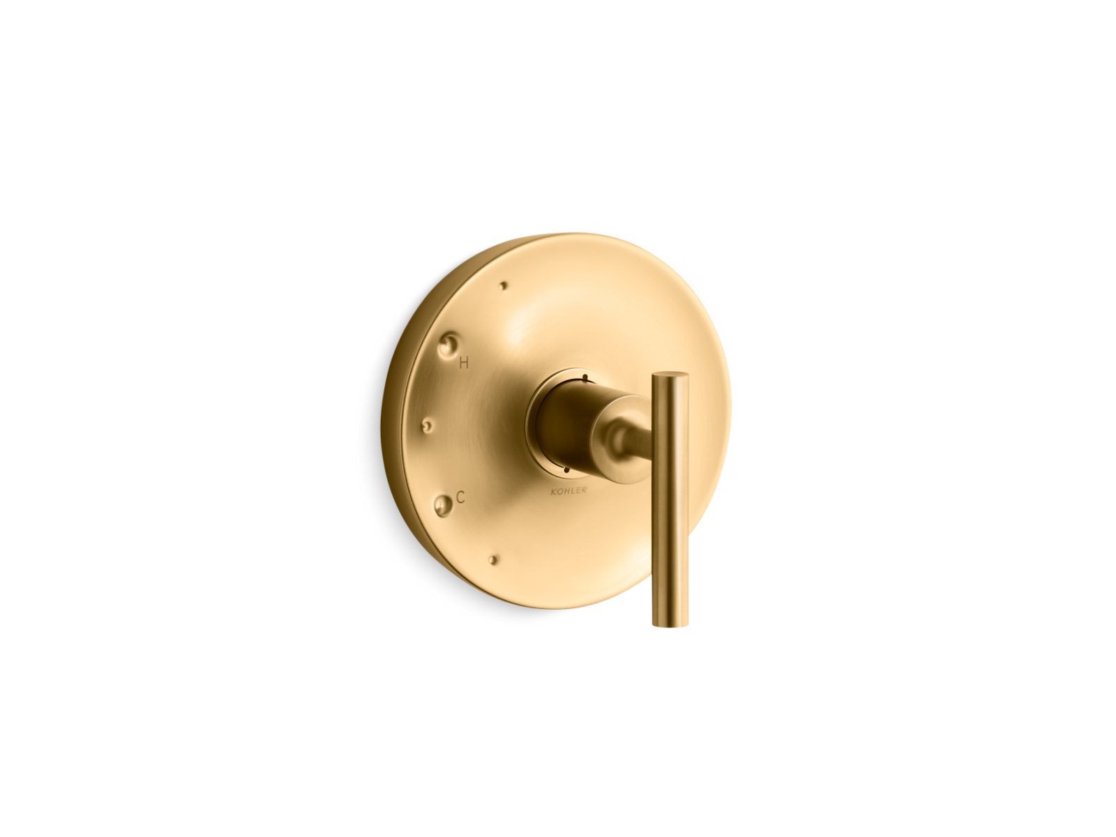 Purist Rite-Temp valve trim with lever handle