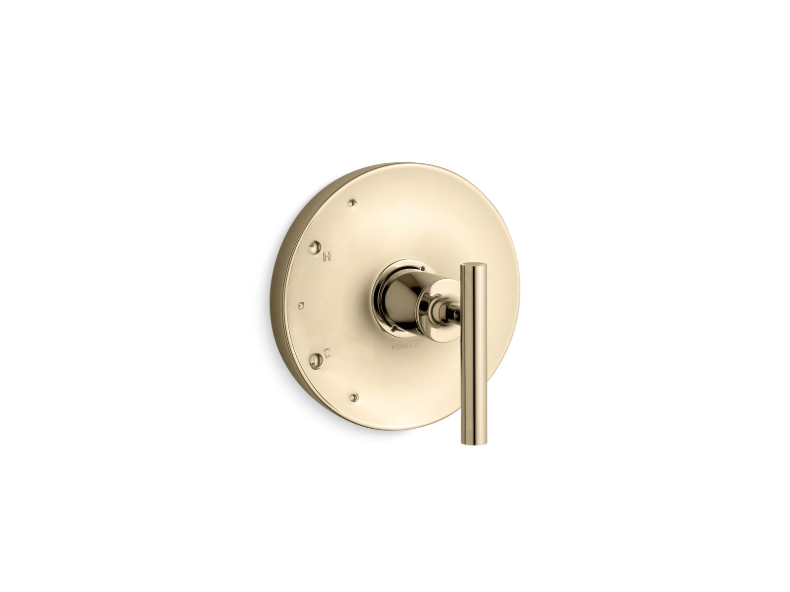 Purist Rite-Temp valve trim with lever handle