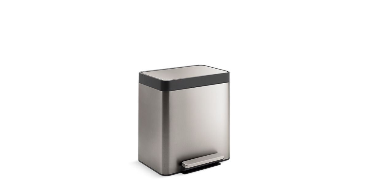 8gallon stainless steel step trash can K20942 KOHLER KOHLER Canada