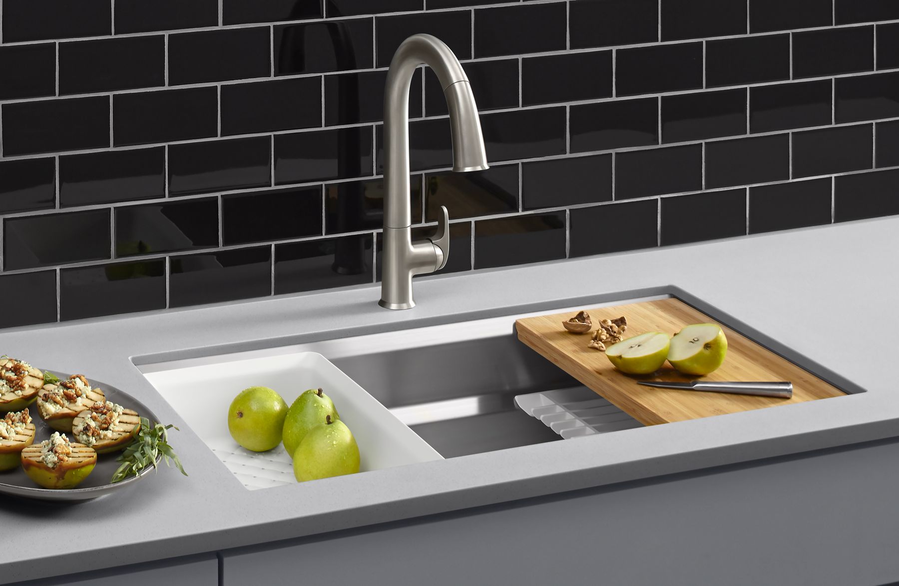 KOHLER | 72218 | Sensate™| Touchless pull-down kitchen sink with 